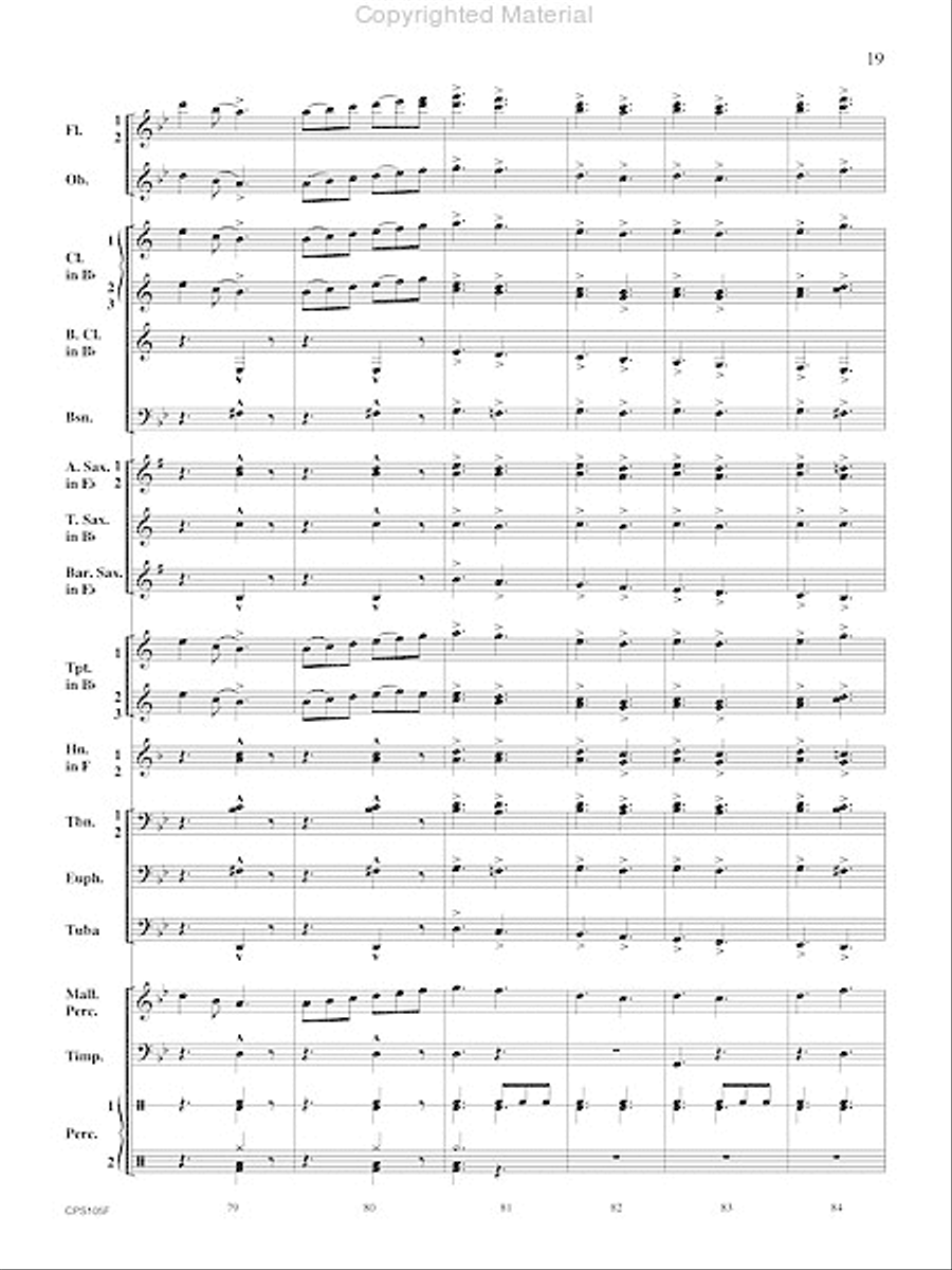 A Land Remembered Concert Band scores gallery preview page 20