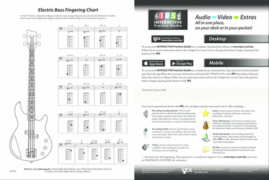 Tradition of Excellence Book 1 - Electric Bass Concert Band Methods scores gallery preview page 3