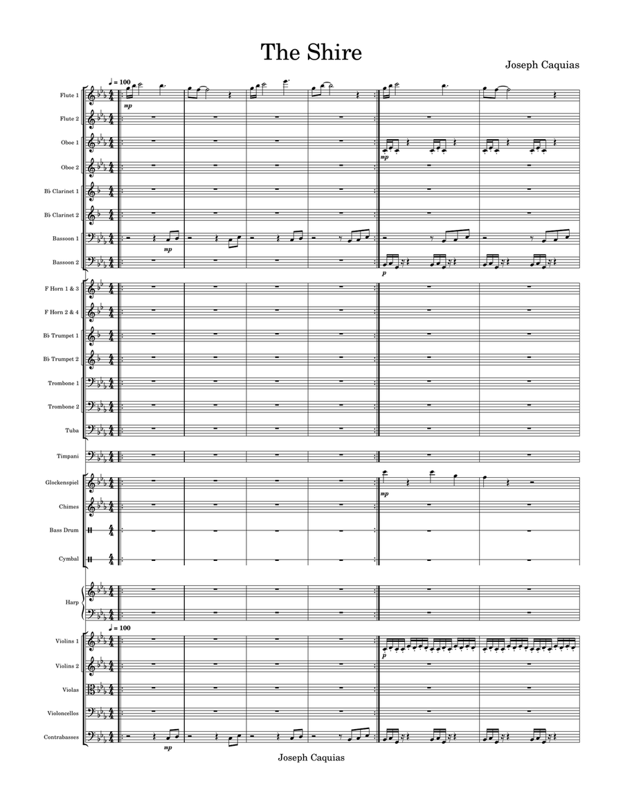 The Shire Chamber Music scores gallery preview page 1