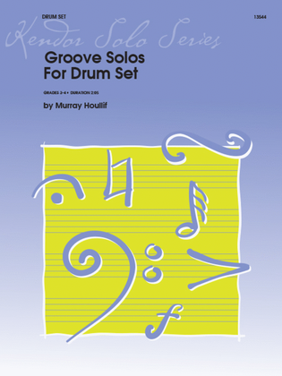Book cover for Groove Solos For Drum Set