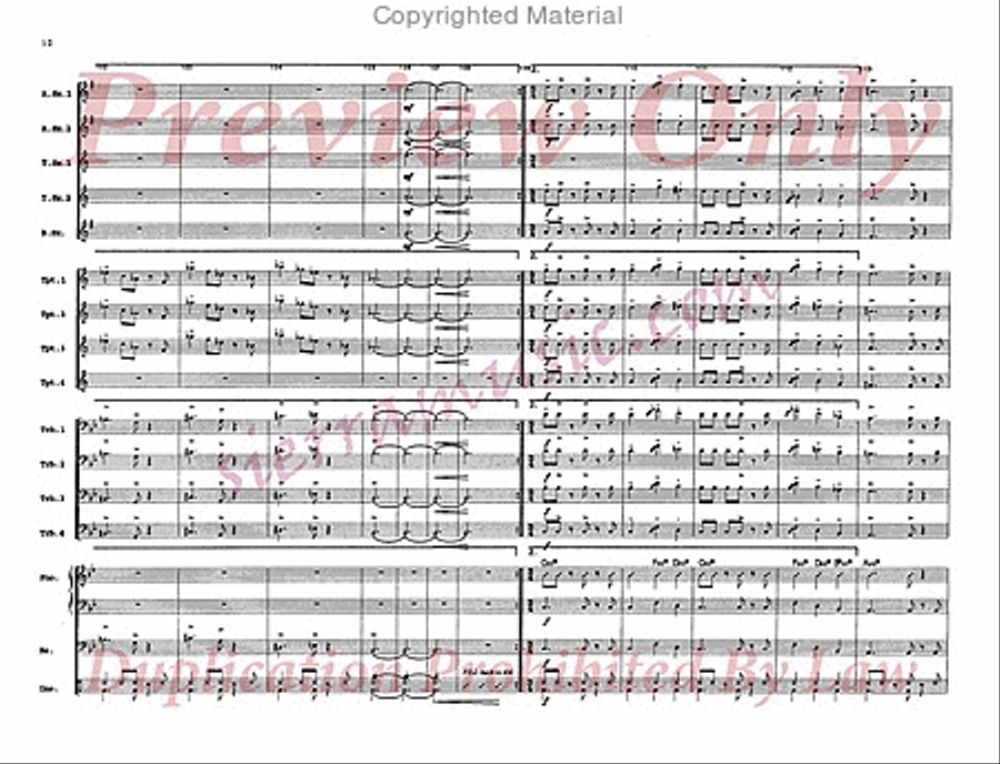 Dorian Blue Big Band scores gallery preview page 13