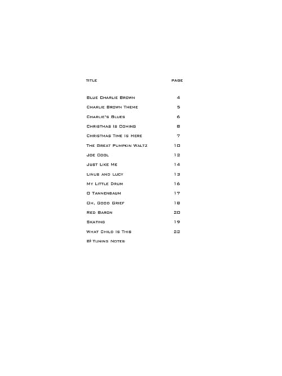 Peanuts™ Flute Solo scores gallery preview page 2