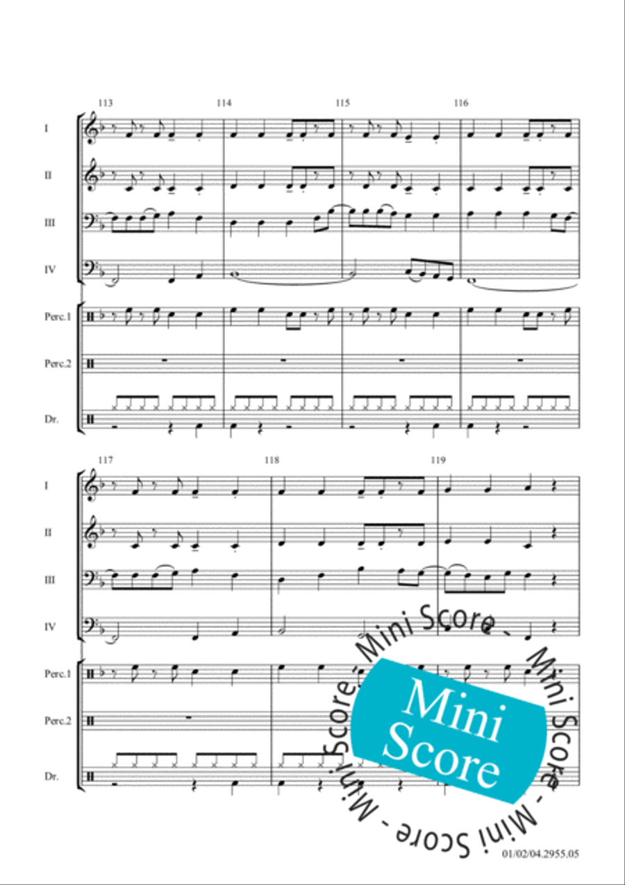 Three Cool Dances Three Cool Dances Concert Band scores gallery preview page 18