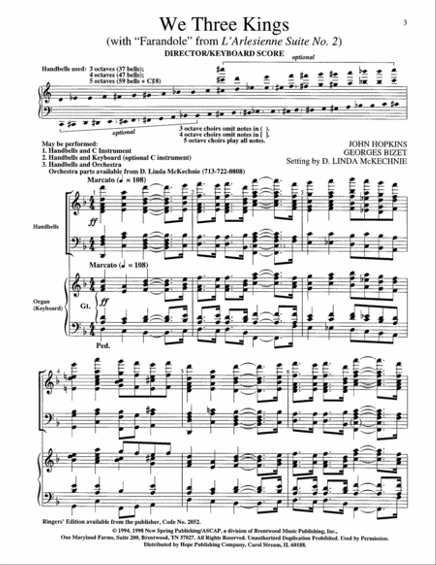 We Three Kings Orchestra scores gallery preview page 12