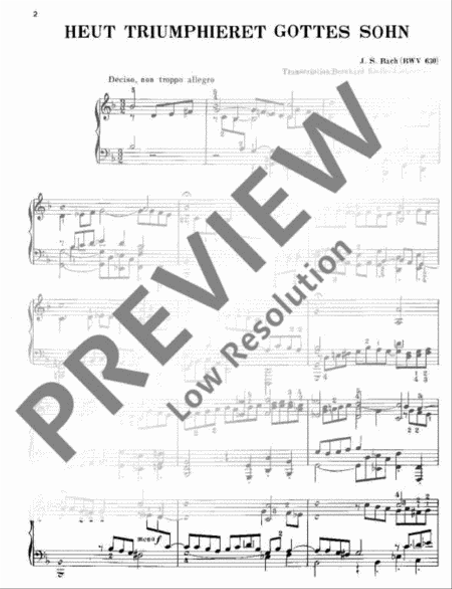 10 Chorale Preludes Piano Solo scores gallery preview page 7