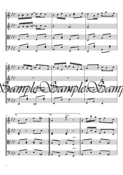 Country Club Rag for String Quartet image number null