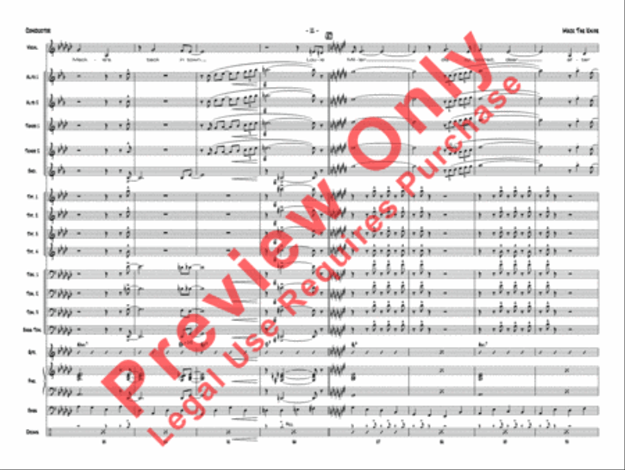 Mack the Knife Jazz Ensemble scores gallery preview page 14