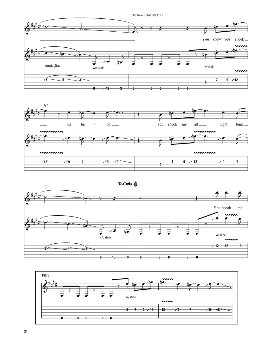 You Shook Me You Shook Me Acoustic Guitar scores gallery preview page 2