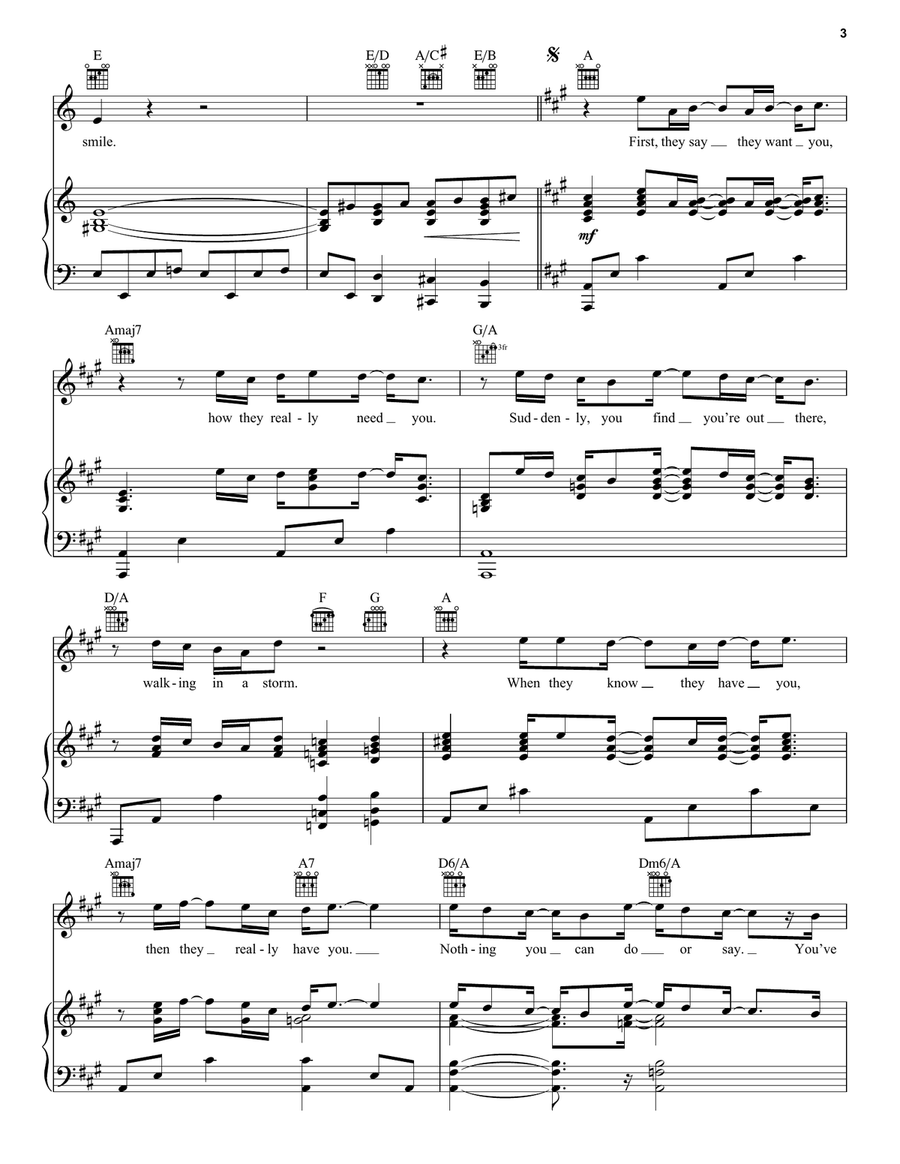 Love On The Rocks Acoustic Guitar scores gallery preview page 3
