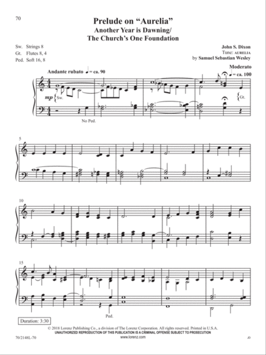 Easy Organ Library, Vol. 64 Organ Solo scores gallery preview page 24