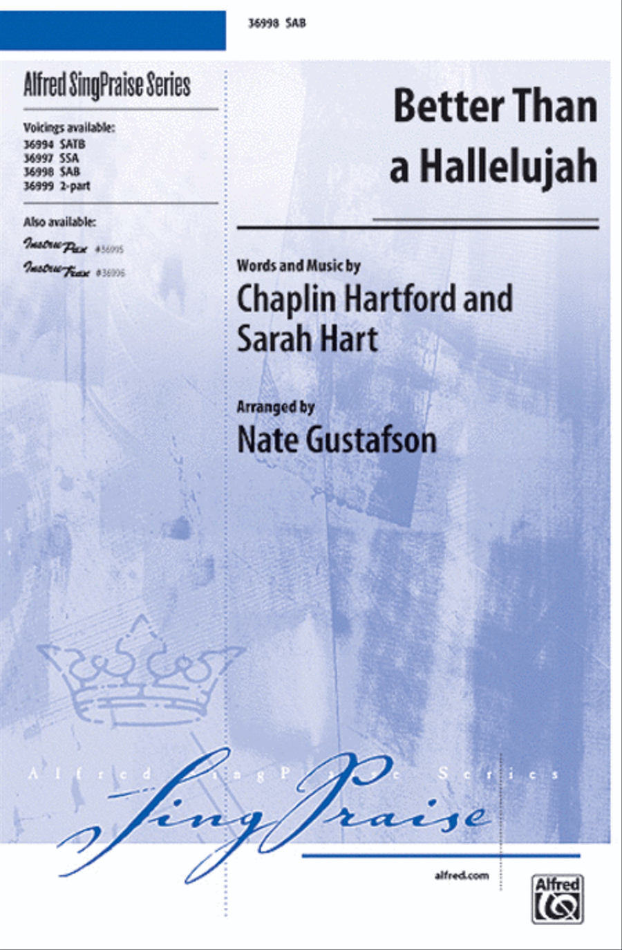 Better Than a Hallelujah 3-Part scores gallery preview page 1