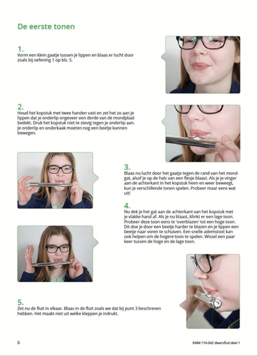 Samen Leren Samenspelen Dwarsfluit Flute Solo scores gallery preview page 4