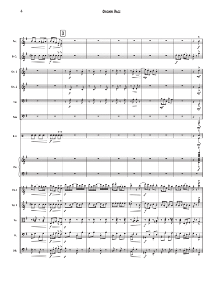 Original Rags Original Rags Clarinet scores gallery preview page 6