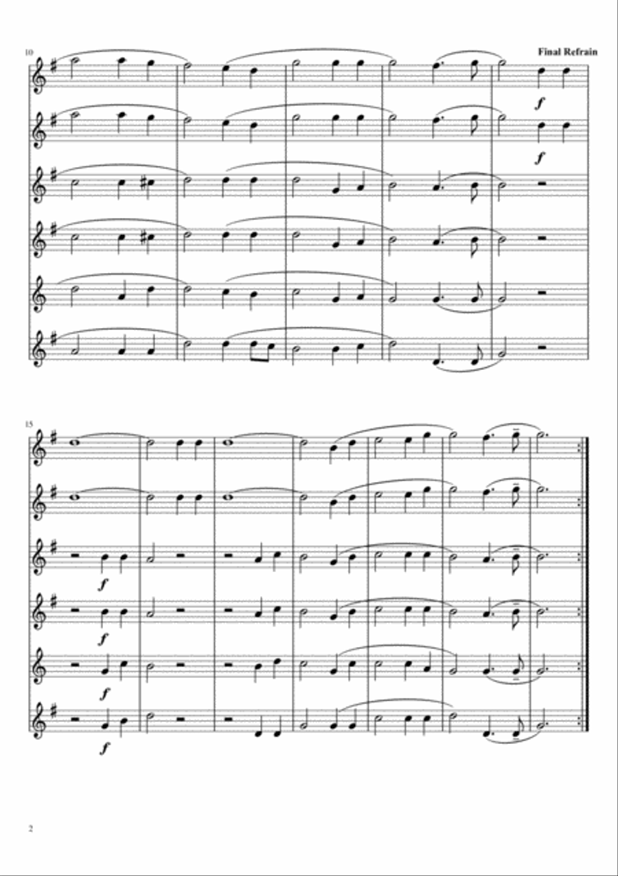 When Peace Like a River Woodwind Ensemble scores gallery preview page 3
