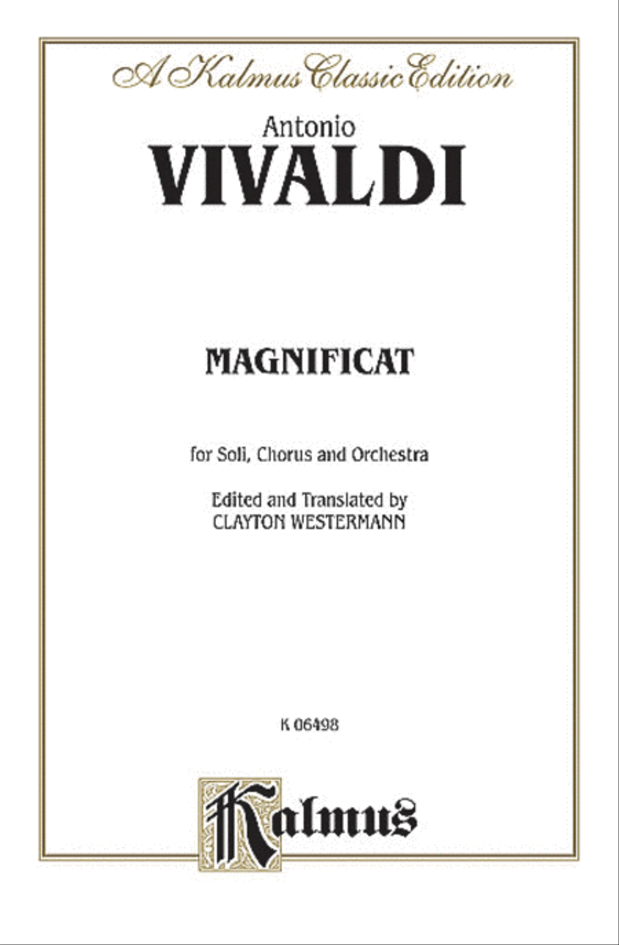 Magnificat 4-Part scores gallery preview page 1