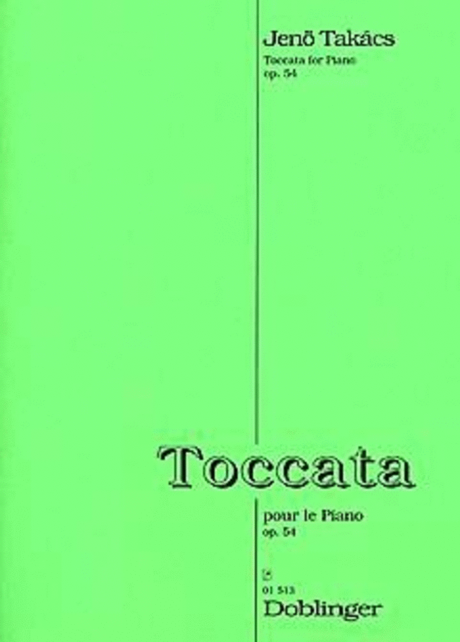 Toccata pour le piano op. 54 Piano Solo scores gallery preview page 1