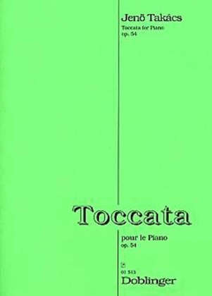 Book cover for Toccata pour le piano op. 54