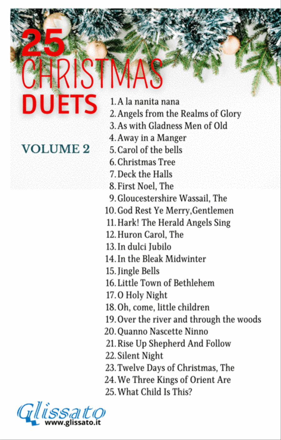 25 Christmas Duets for Trombone or Euphonium - VOL.2 Trombone Duet scores gallery preview page 2