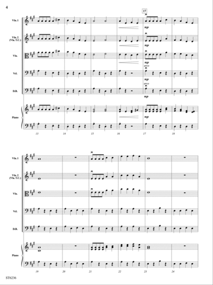 Mama Don't 'Low: Score String Orchestra scores gallery preview page 4