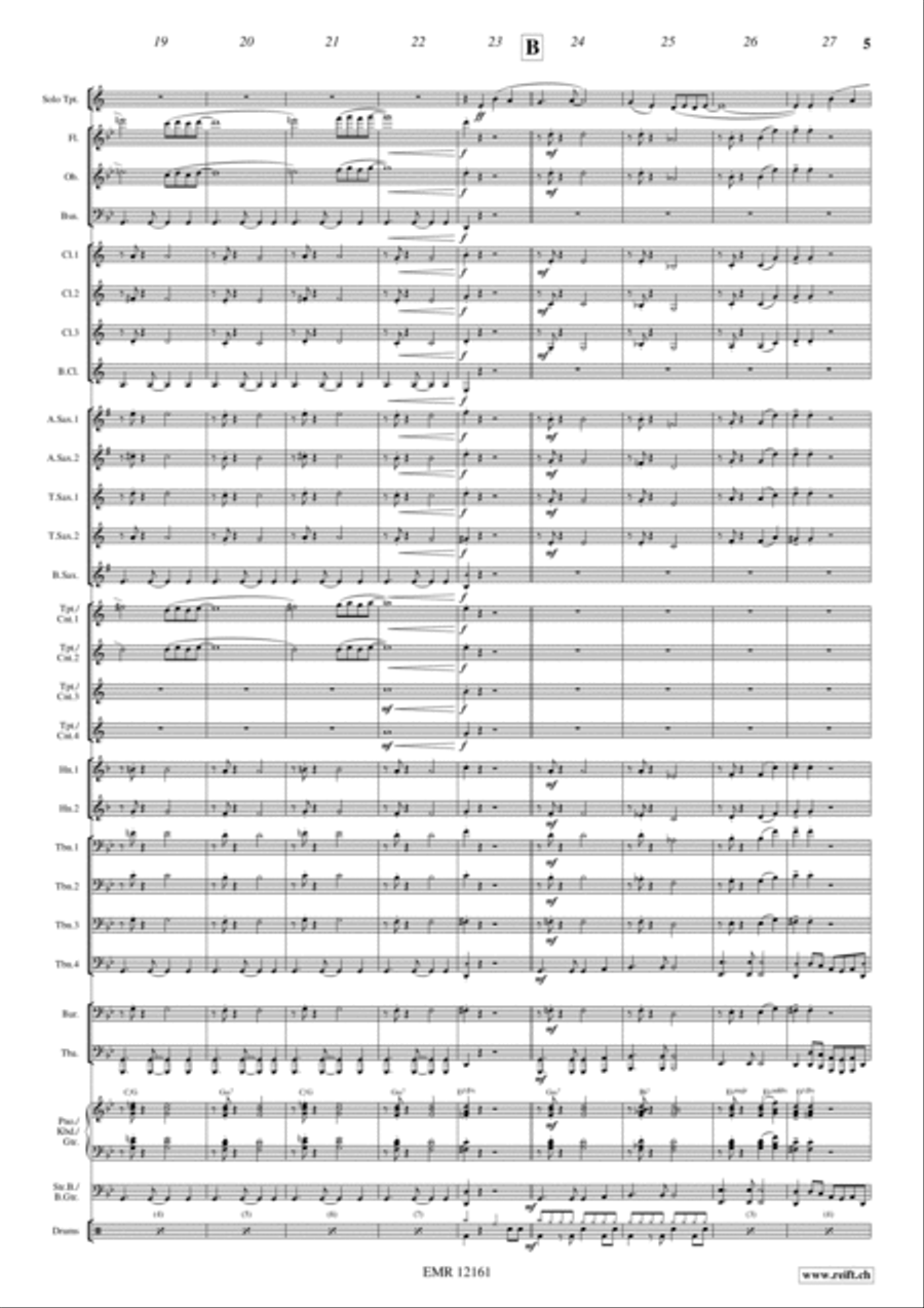 Funkytrumpet Concert Band scores gallery preview page 5