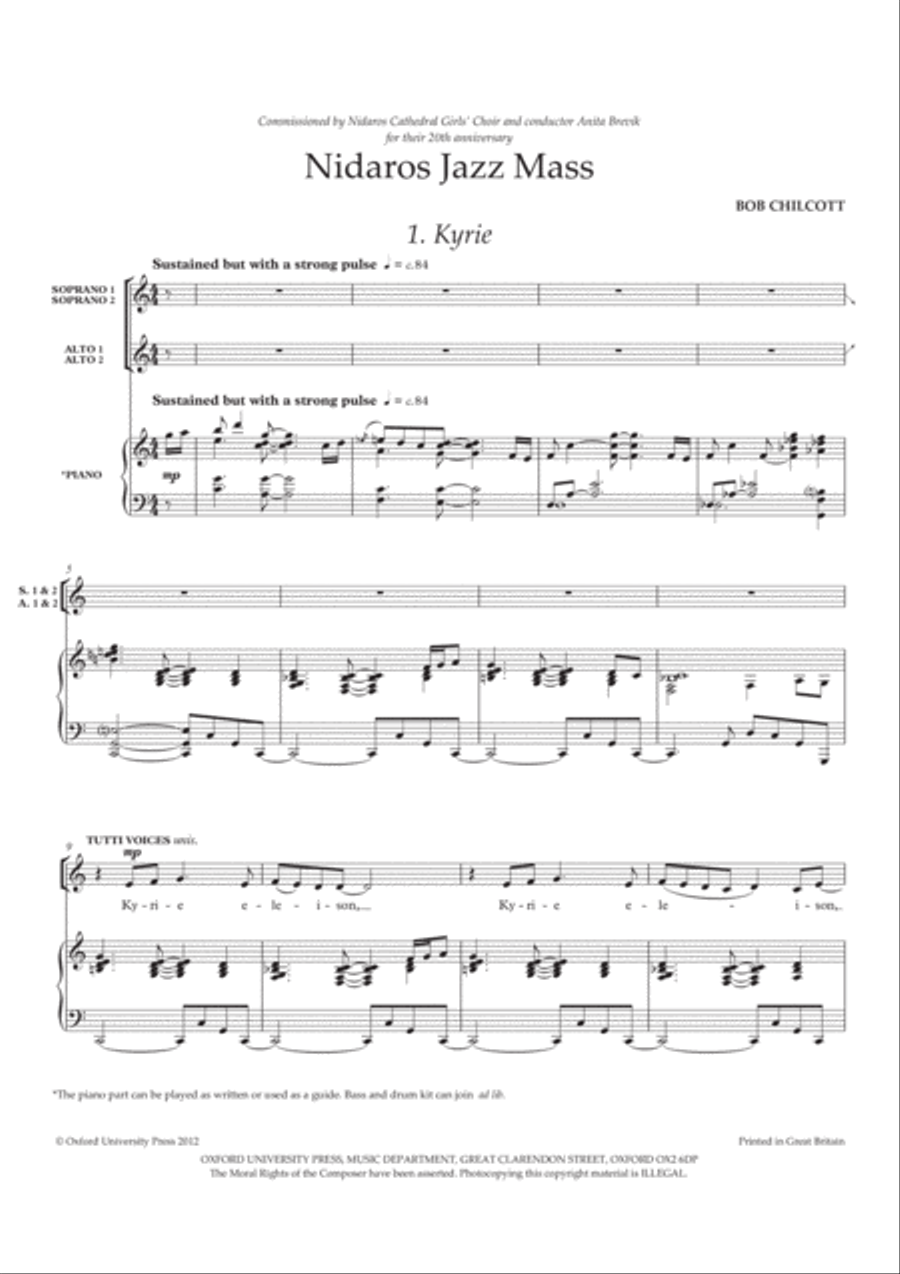 Nidaros Jazz Mass Nidaros Jazz Mass SSAA scores gallery preview page 4