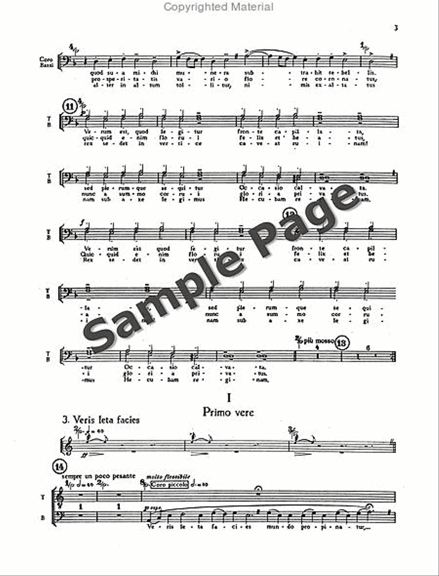 Carmina Burana Children's Choir scores gallery preview page 6