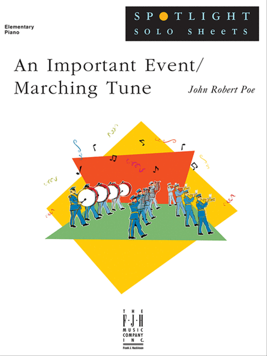 An Important Event/Marching Tune Easy Piano scores gallery preview page 1