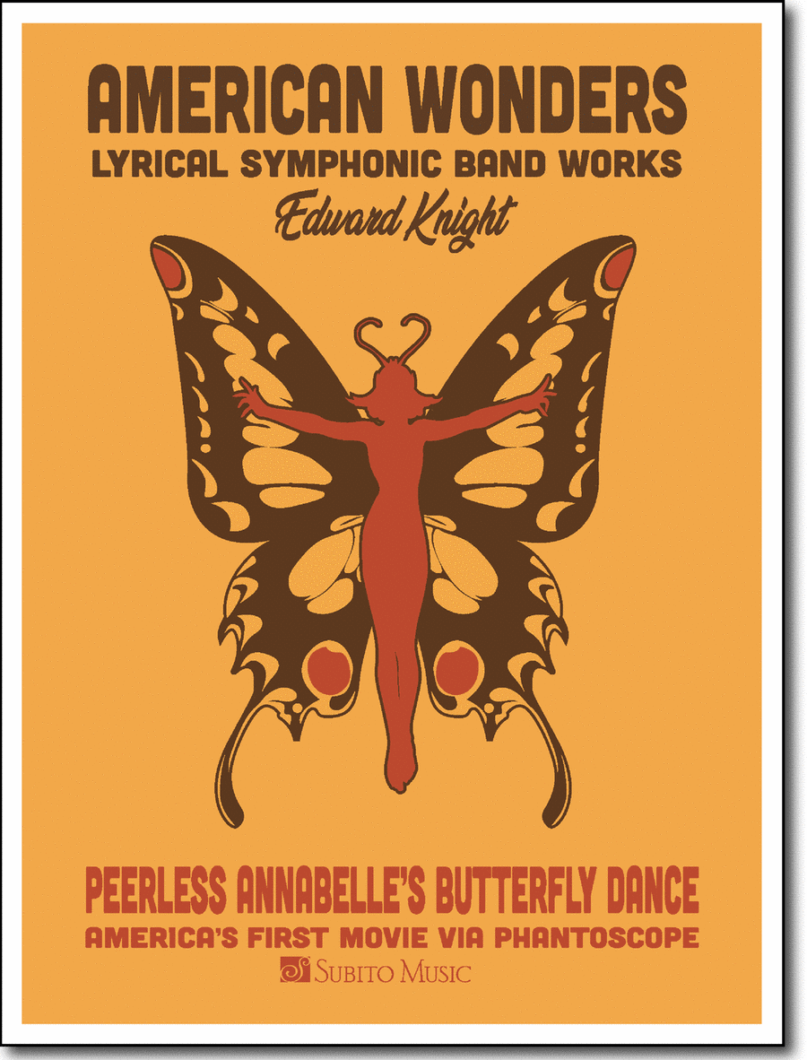 American Wonders: Peerless Annabelles Butterfly Dance Concert Band scores gallery preview page 1