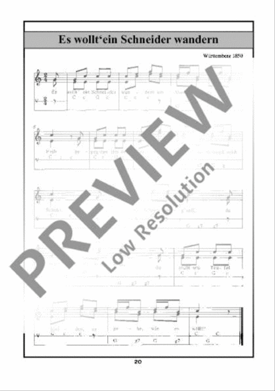 Das große Mundharmonika Volksliederbuch Harp scores gallery preview page 21
