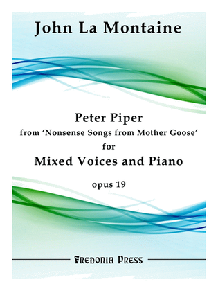 Peter Piper from 'Nonsense Songs from Mother Goose', Op. 19
