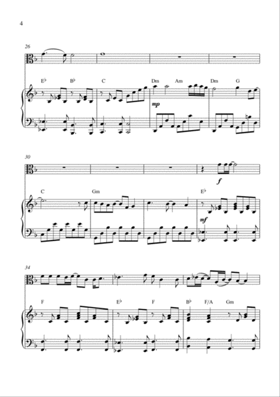 Eternal Flame Viola scores gallery preview page 4