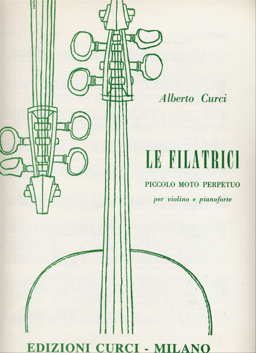Le filatrici Violin Solo scores gallery preview page 1