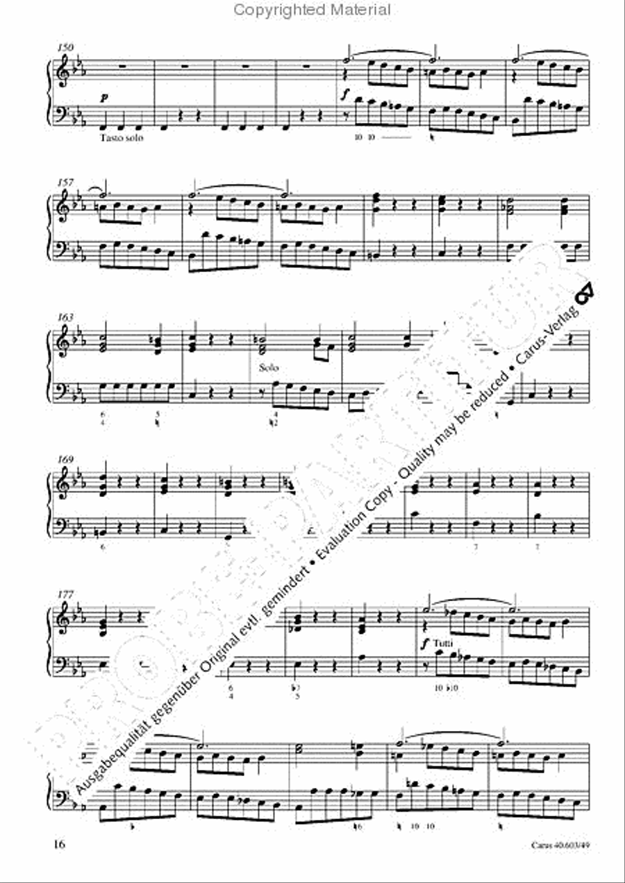 Grosse Orgelsolomesse in Es Voice scores gallery preview page 17
