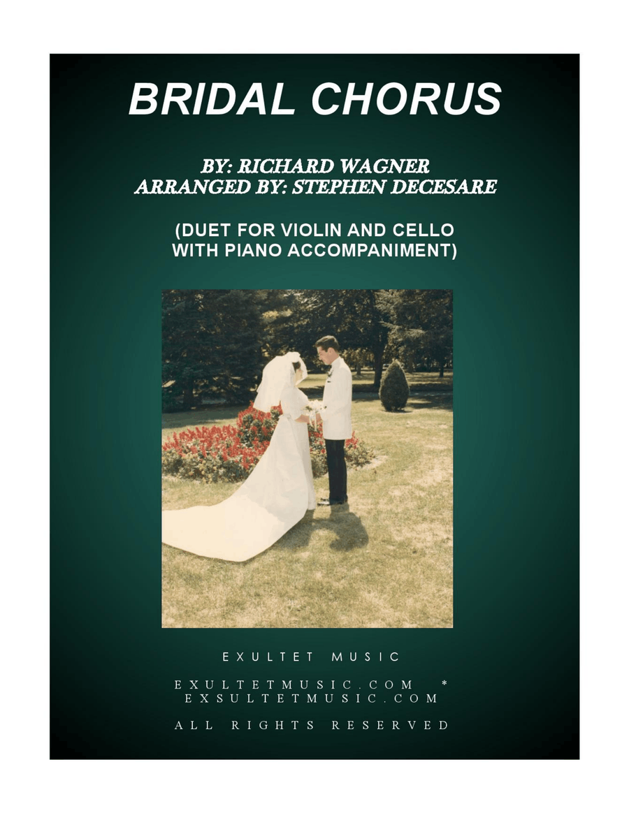 Bridal Chorus (Duet for Violin and Cello - Piano Accompaniment) Piano Trio scores gallery preview page 1