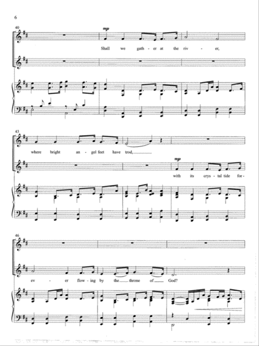 Spirituals for Two Voices (Book) Vocal Duet scores gallery preview page 6