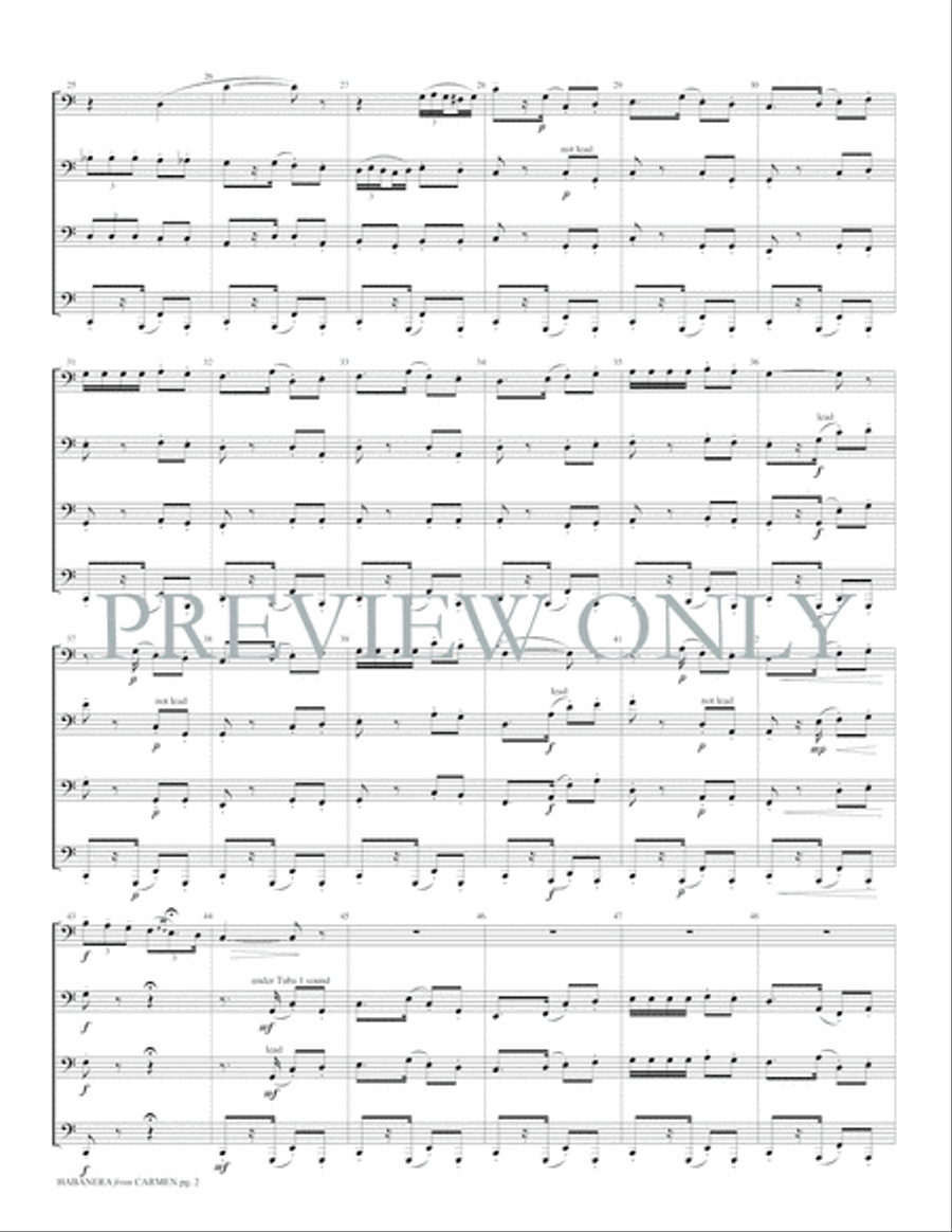 Habanera Brass Ensemble scores gallery preview page 4
