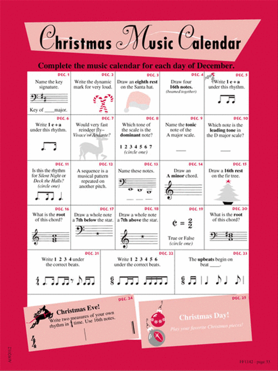 Level 4 - Christmas Book Level 4 - Christmas Book Piano Method scores gallery preview page 2