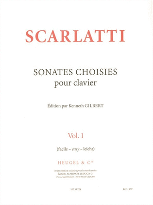 Book cover for Selected Sonatas For Harpsichord (volume 1)