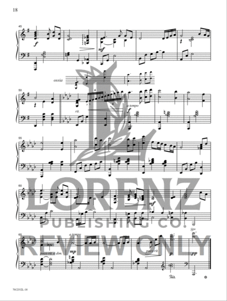 The Best of Mark Hayes for the Intermediate Pianist Piano Solo scores gallery preview page 12
