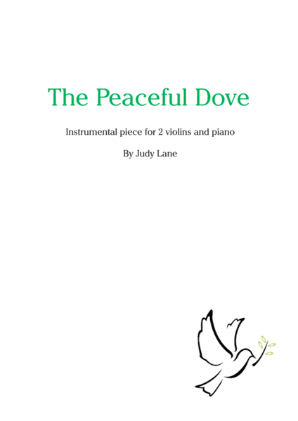 The Peaceful Dove for piano and 2 violins or flutes image number null