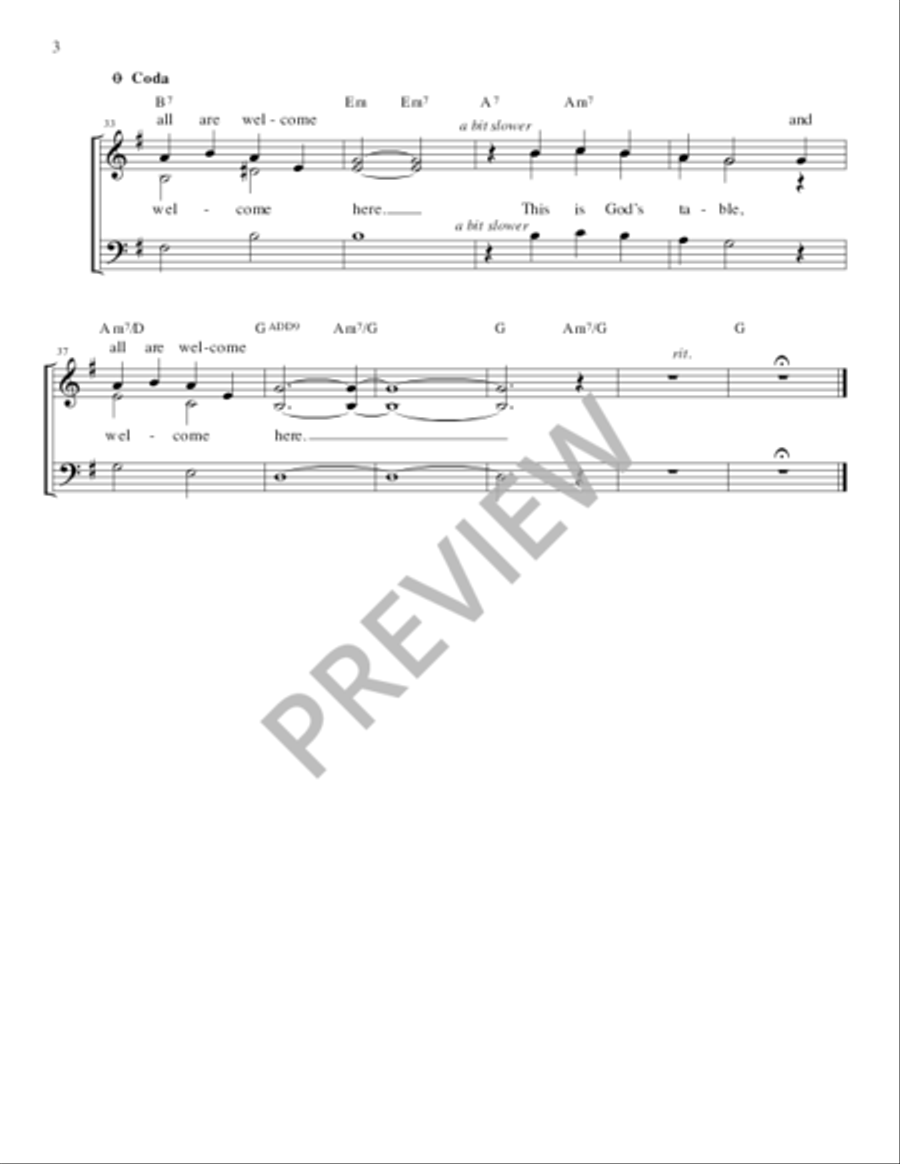 This Is God's Table - Guitar edition Guitar scores gallery preview page 4