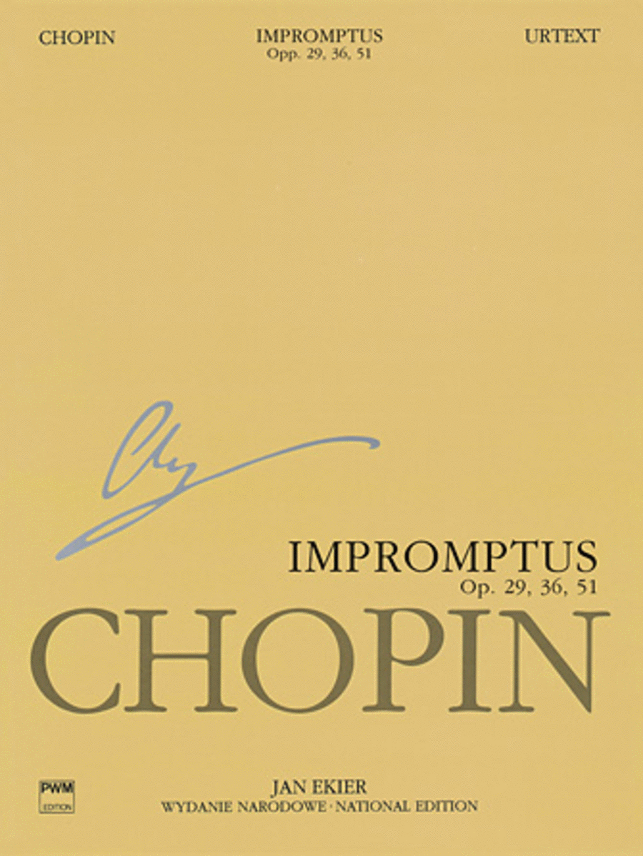 Impromptus Op. 29, 36, 51 Piano Solo scores gallery preview page 1