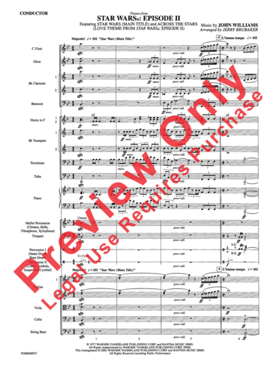 Star Wars: Episode II Attack of the Clones Full Orchestra scores gallery preview page 31