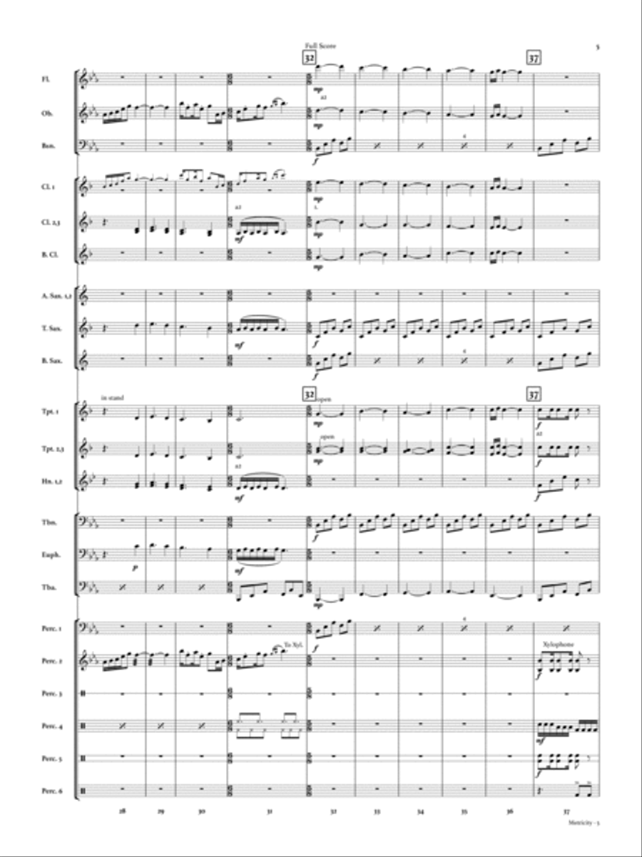 Metricity Concert Band scores gallery preview page 5
