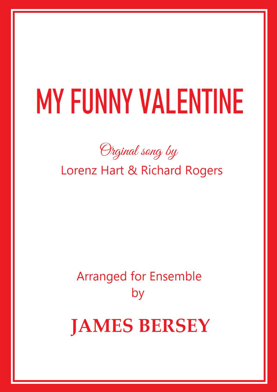 My Funny Valentine (arrangements) Small Ensemble scores gallery preview page 1