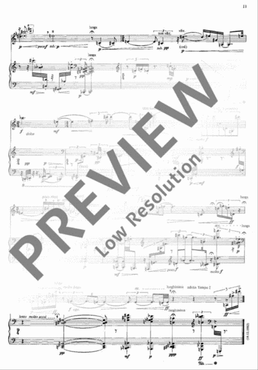 Songs without words Violin Solo scores gallery preview page 12