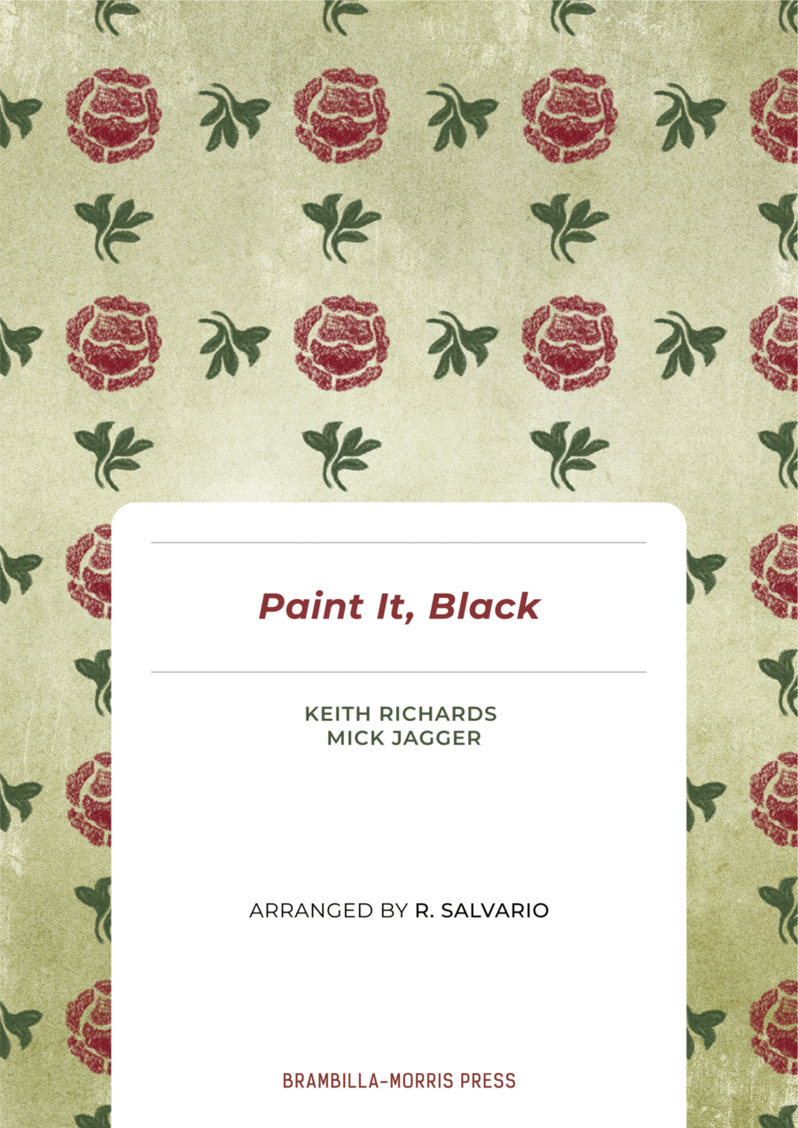 Paint It, Black Flute Duet scores gallery preview page 1