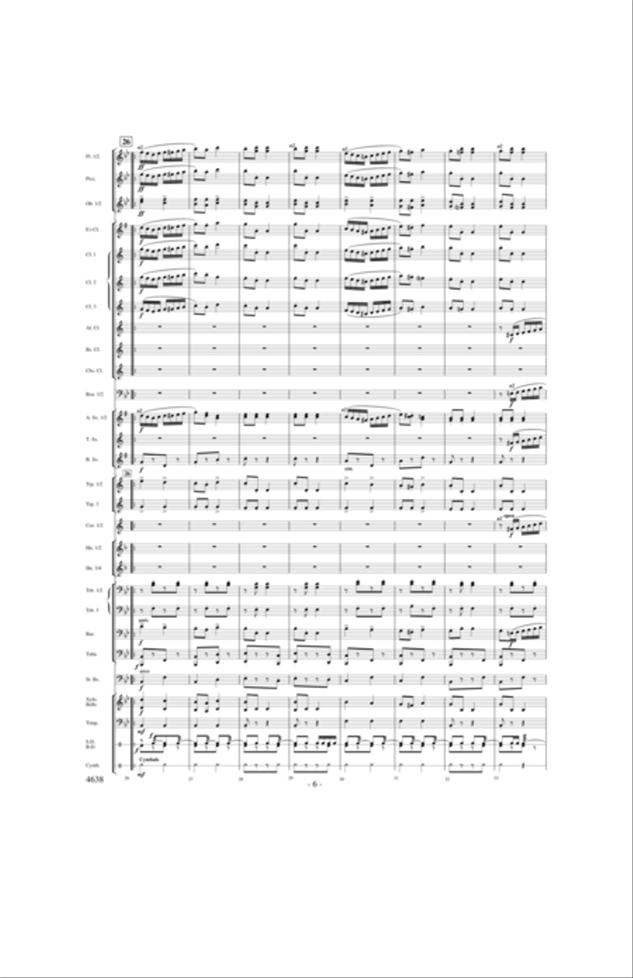 Clear Track Polka Concert Band scores gallery preview page 5