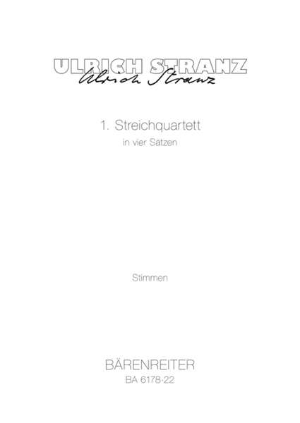 String Quartet No. 1 in four Movements (1976)