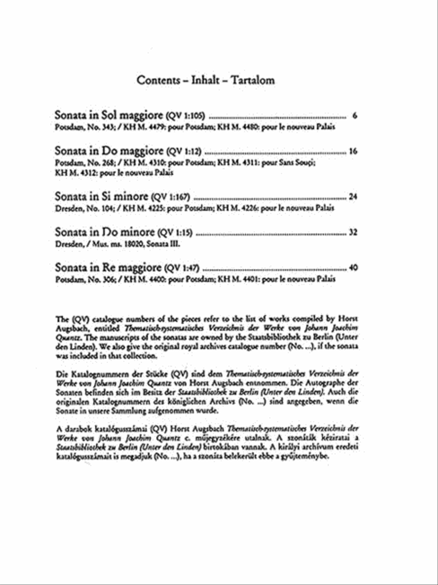 5 Sonatas Flute Solo scores gallery preview page 2